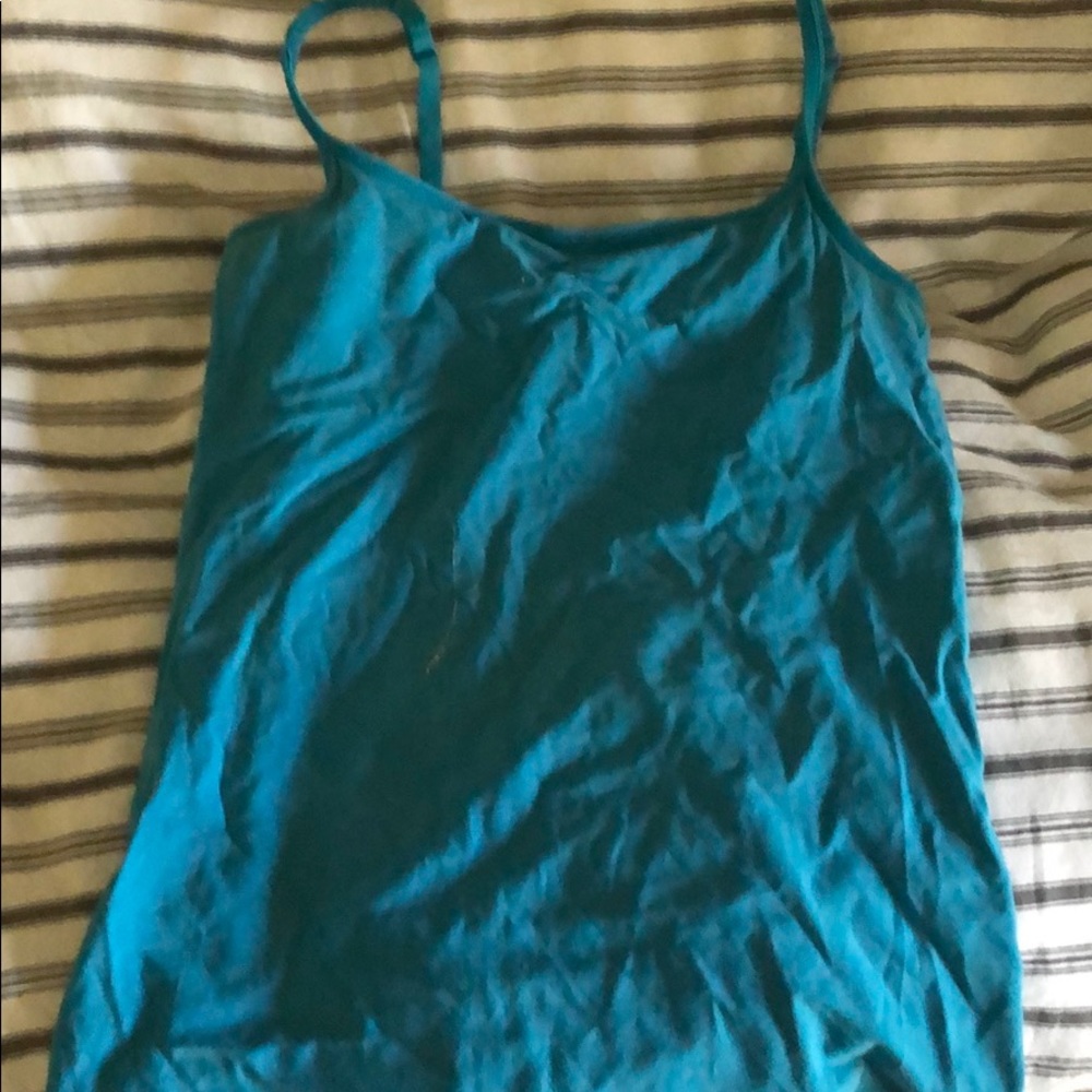 Blue Athletica exercise top